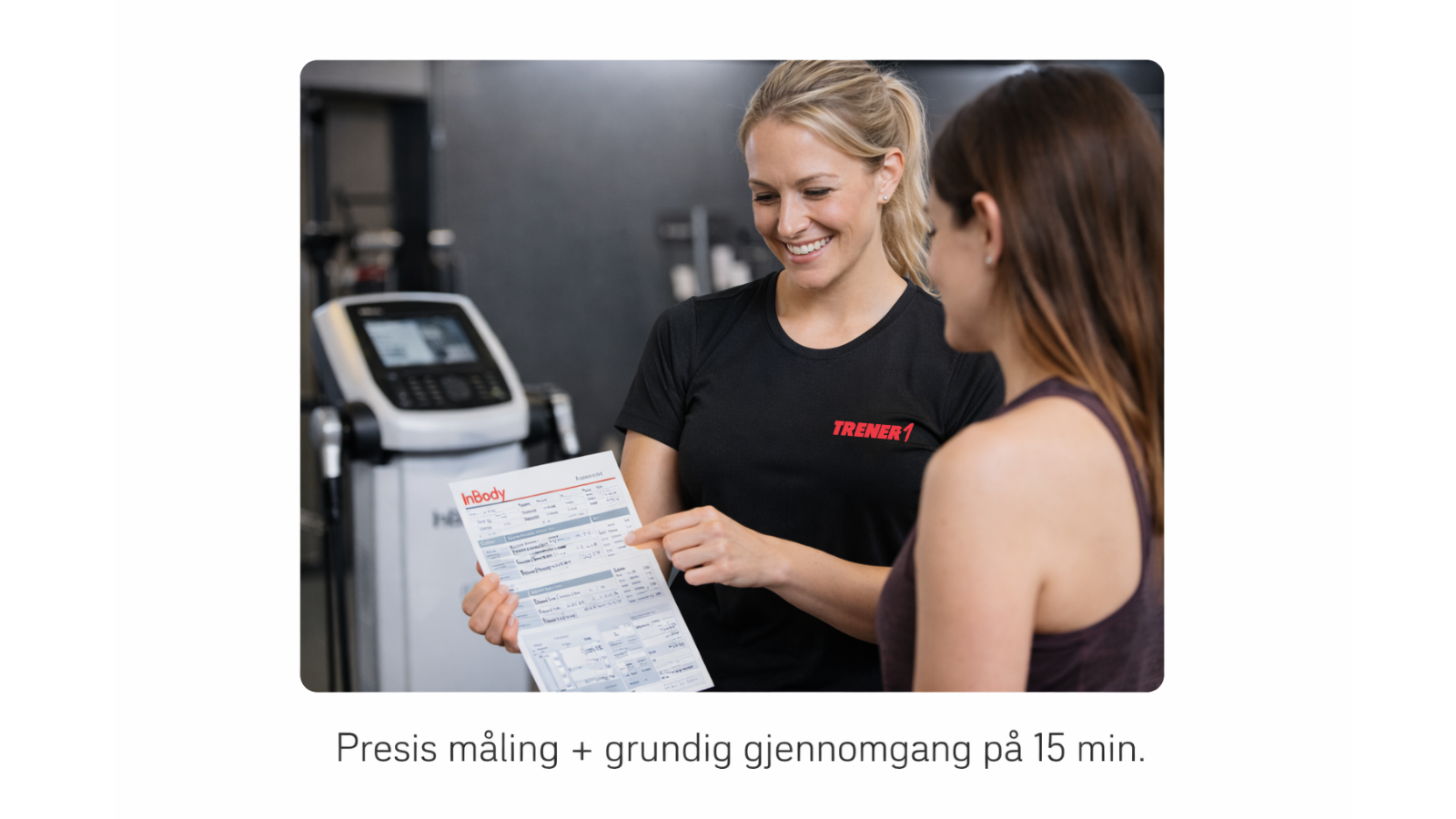 Gjennomgang av InBody kroppsanalyse hos Trener1